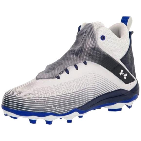 EUC Men's Under Armour Highlight Hammer MC Football Cleats in Navy - Picture 1 of 7